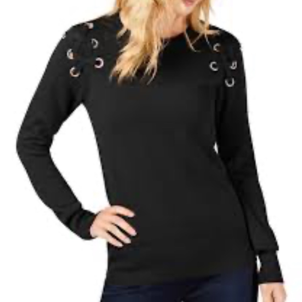 Michael Kors Gold Grommet Top Size Small EUC